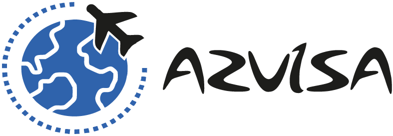 logo de AZ VISA  pour visa arabie saoudite visa dubai visa rapide et simplifié